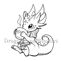 Easy Drawings Of Cute Dragons Cute Little Dragon Drawing Dragon Dragon Art Drawings