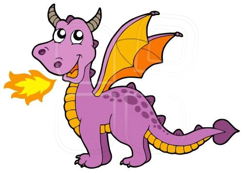 Easy Drawings Of Dragons Breathing Fire Cute Cartoon Dragon Breathing Fire Cute Small Dragon by Klara