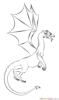 Easy Drawings Of Dragons Step by Step 41 Best Drawing Dragons and Dinosaur Images
