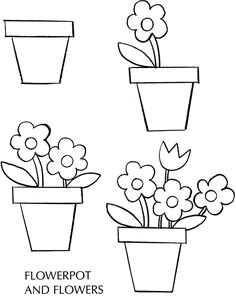Easy Drawings Of Flower Pot Insured by Laura How to Draw Flowers Step by Step with Pictures