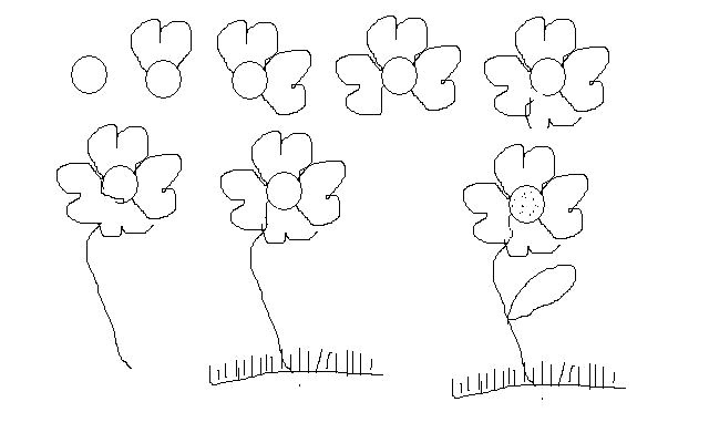 Easy Drawings Of Flowers In Pencil Step by Step How to Draw A Flower Dr Odd