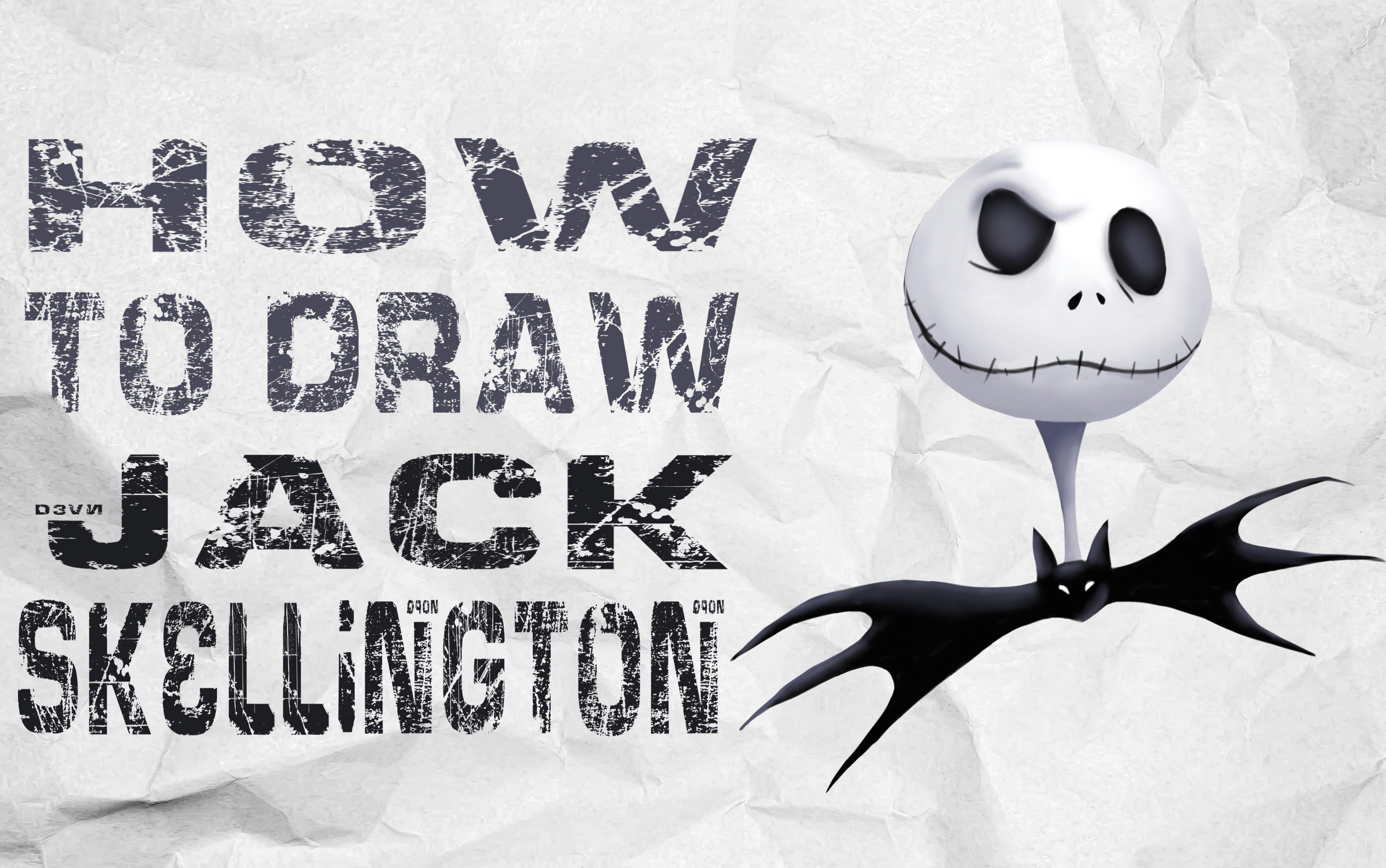 Easy Drawings Of Jack Skellington How to Draw A Jack Skellington A the Nightmare before Christmas