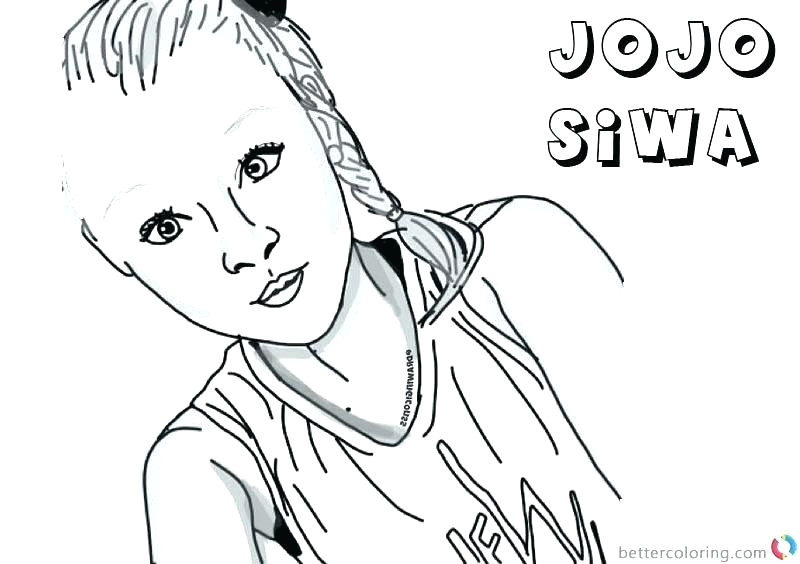 Easy Drawings Of Jojo Siwa Jojo Siwa Coloring Pages Great Free Clipart Silhouette Coloring