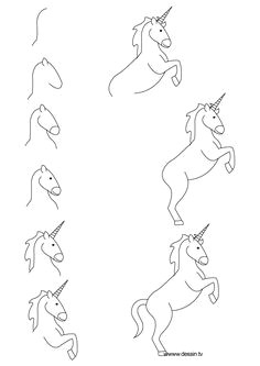 Easy Drawings Of Unicorns Step by Step 1921 Best Unicorn Drawing Images In 2019 Unicorn Drawing