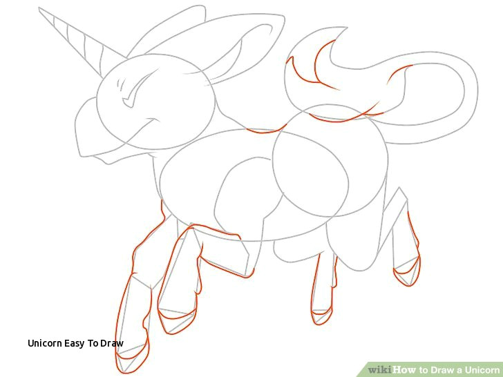 Easy Drawings Of Unicorns Unicorn Easy to Draw Prslide Com