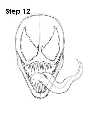 Easy Drawings Of Venom Venom Drawing Free Download On Ayoqq org