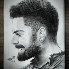 Easy Drawings Of Virat Kohli 17 Best Photograph Images Pencil Art Pencil Drawings Color