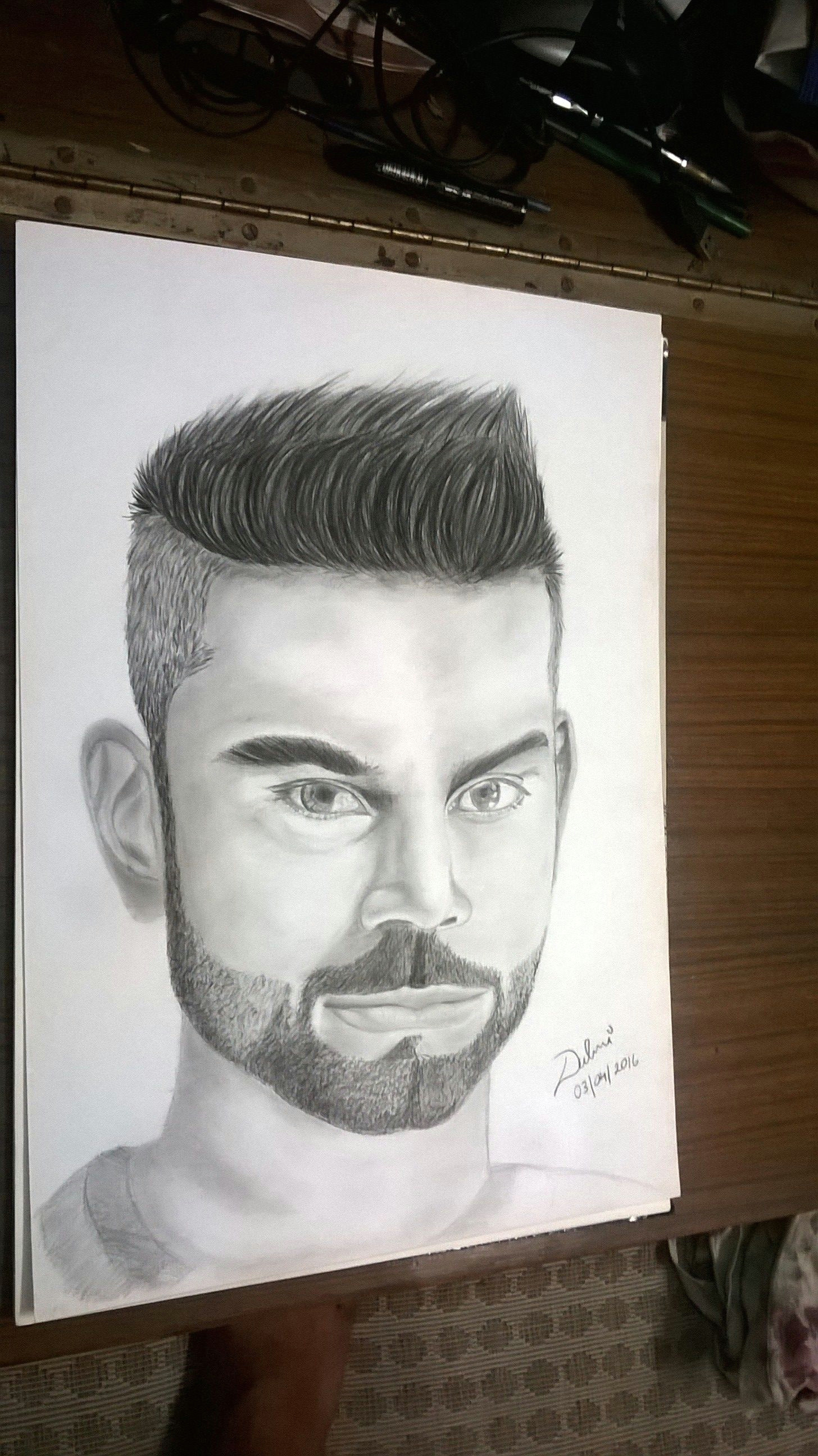 Easy Drawings Of Virat Kohli Virat Kohli Virat Kohli Drawing Virat Kohli Sketch Virat Kohli