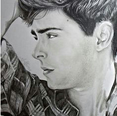 Easy Drawings Of Zac Efron 49 Best Sac Efron Images Celebrities Drawings Pencil Drawings
