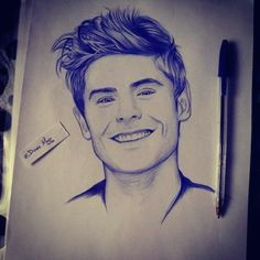 Easy Drawings Of Zac Efron 69 Best My Drawings Duaemaz Images My Drawings Drawing Art