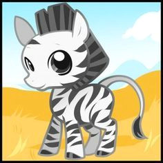 Easy Drawings Of Zebras How to Draw A Zebra for Kids Cartoons Pinterest Easy Doodles