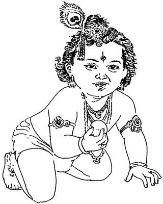 Easy Drawings On Janmashtami Gallery for Gt Radha Krishna Drawing for Kids Festivals Krishna