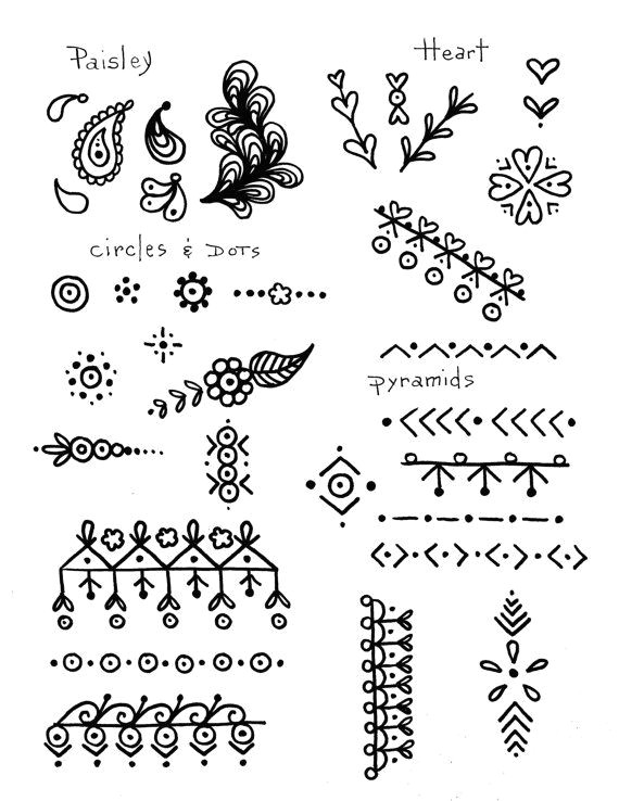 Easy Drawings Patterns How to Doodle Draw Like the Pros Learn Step by by Chubbymermaid