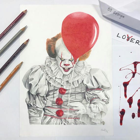 Easy Drawings Pennywise original Pennywise the Clown Bill Skarsgard Drawing to Draw