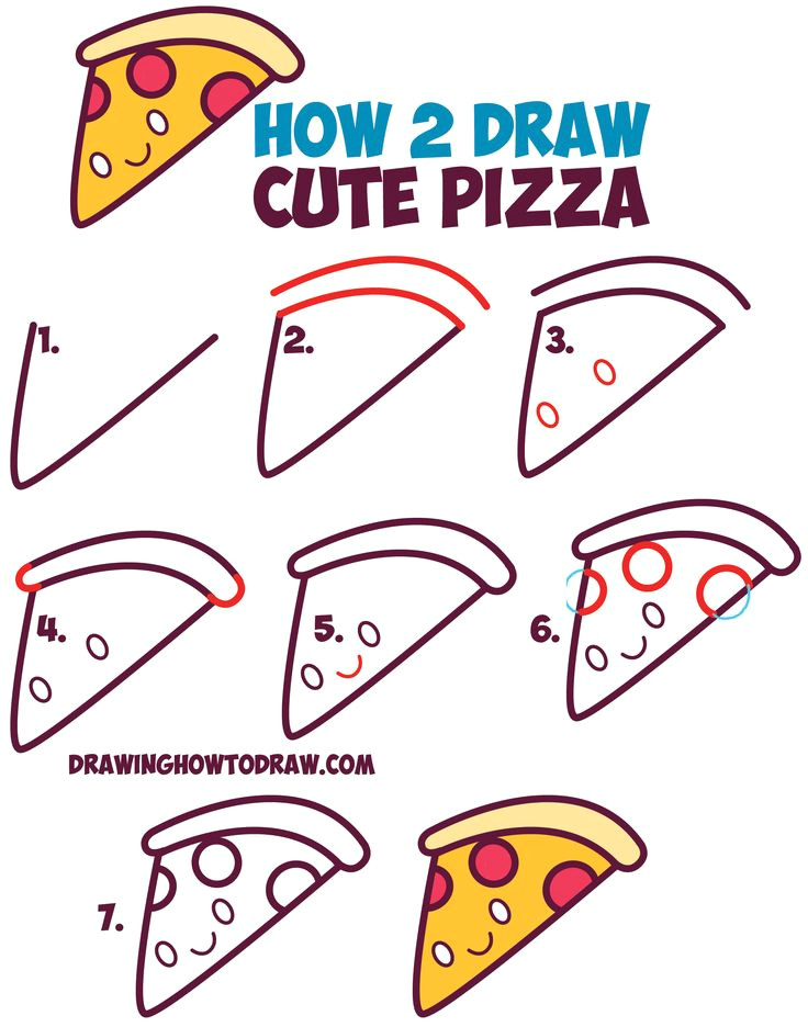 Easy Drawings Pizza Allen Delarosa Mexicantaco038 On Pinterest