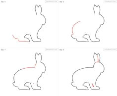 Easy Drawings Rabbit 71 Best Tyw Picture Book Images Rabbit Drawing Rabbits Animal