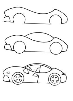 Easy Drawings Race Car How to Draw A Cartoon Race Car Art Drawings Patterns