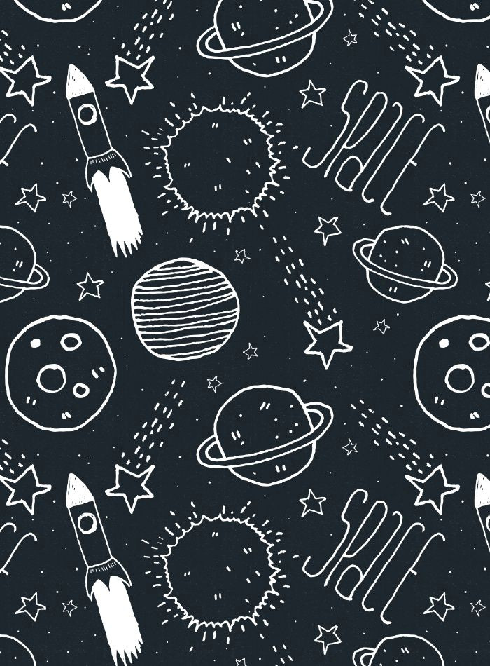 Easy Drawings Rocket Drawing Space Planet Rocket Art Prints Doodle Art