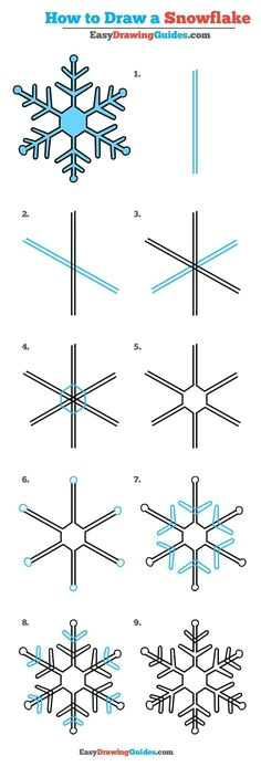 Easy Drawings Snowflakes 29 Best Drawing Snowflakes Images Embroidery Stitches Snowflakes