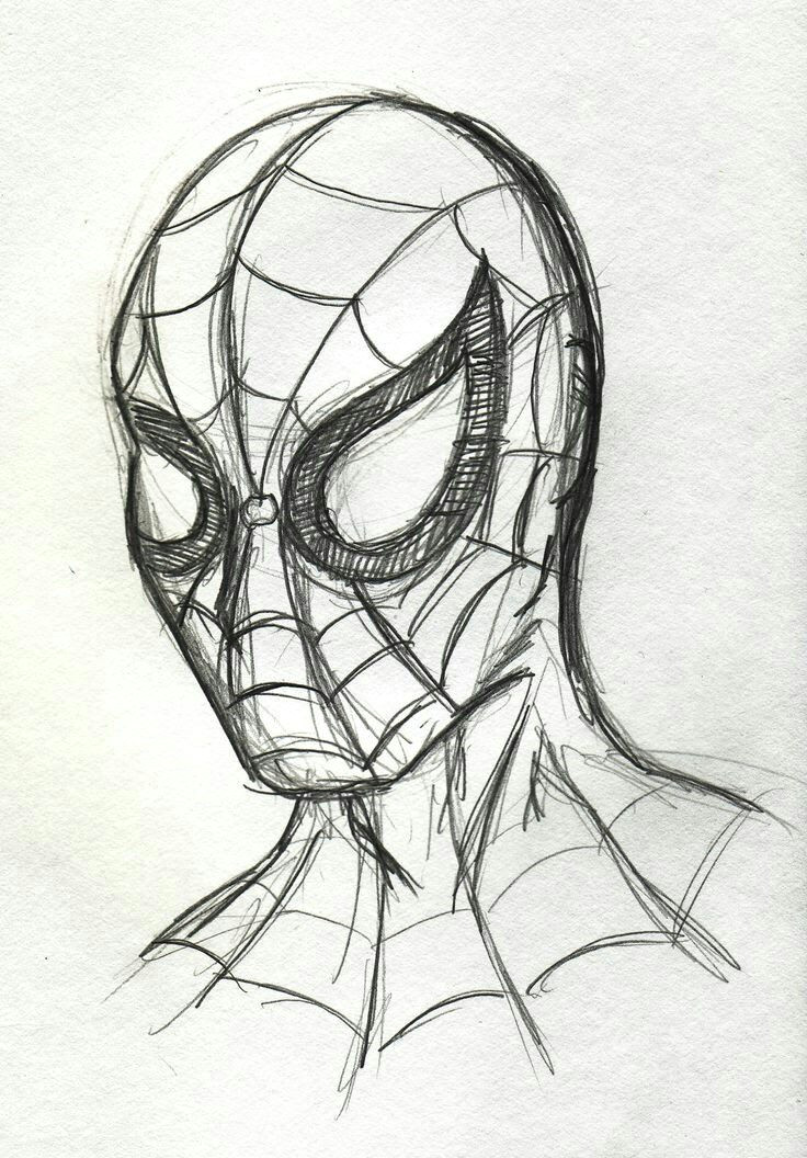 Easy Drawings Spiderman Pin Od Monika Janus Na Rysunek Malunek Pinterest Drawings Art I
