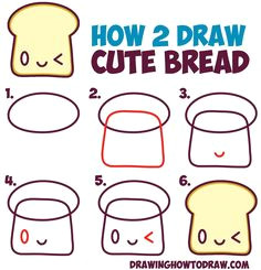 Easy Drawings Step by Step Cute Food 245 Best Drawing Step Images In 2019 Draw Animals Drawing Ideas