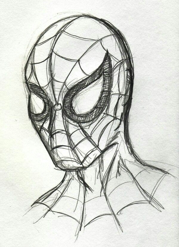 Easy Drawings that are Cool Spiderman Drawing Art Drawi