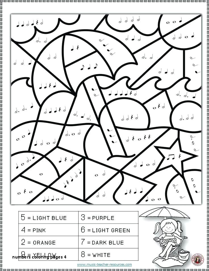 Easy Drawings Using Numbers Lovely Easy Color by Numbers Coloring Pages Fangjian Me