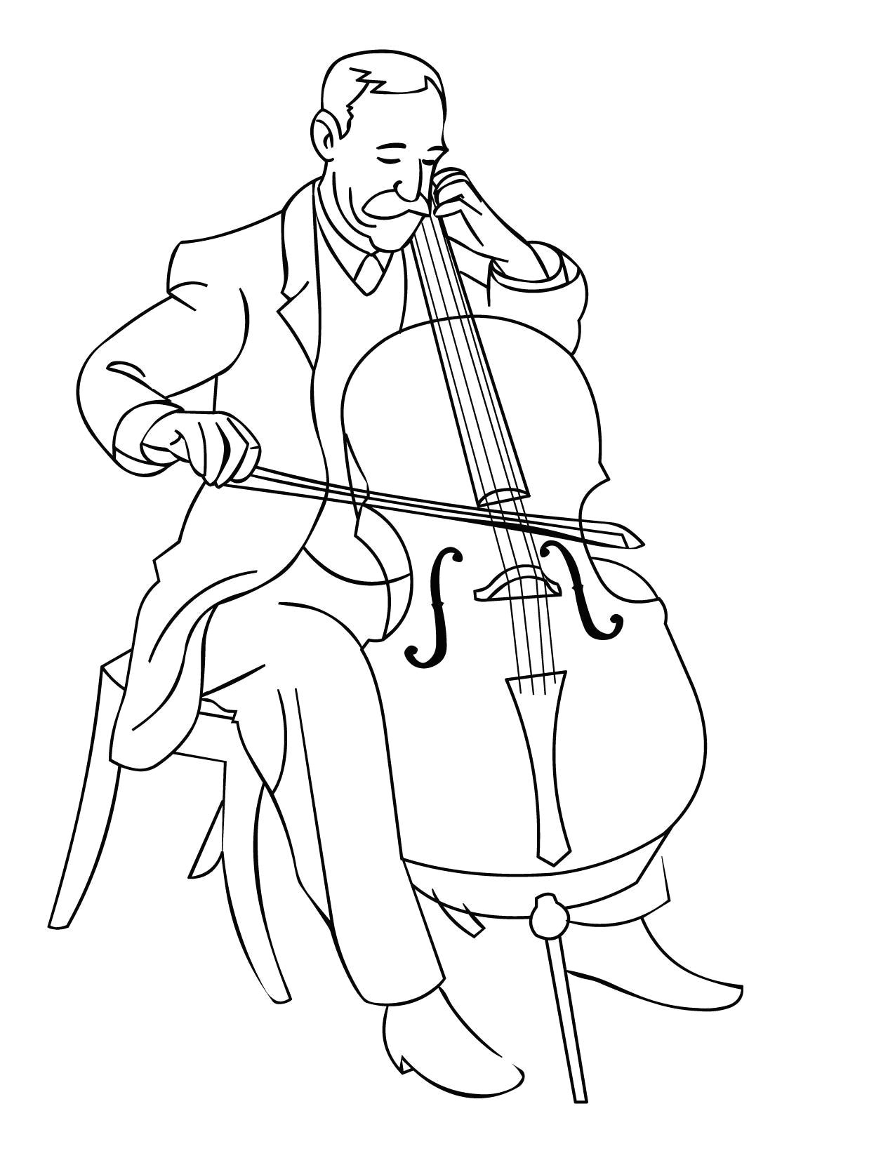 Easy Drawings with Color Easy to Draw Instruments Home Coloring Pages Best Color Sheet 0d