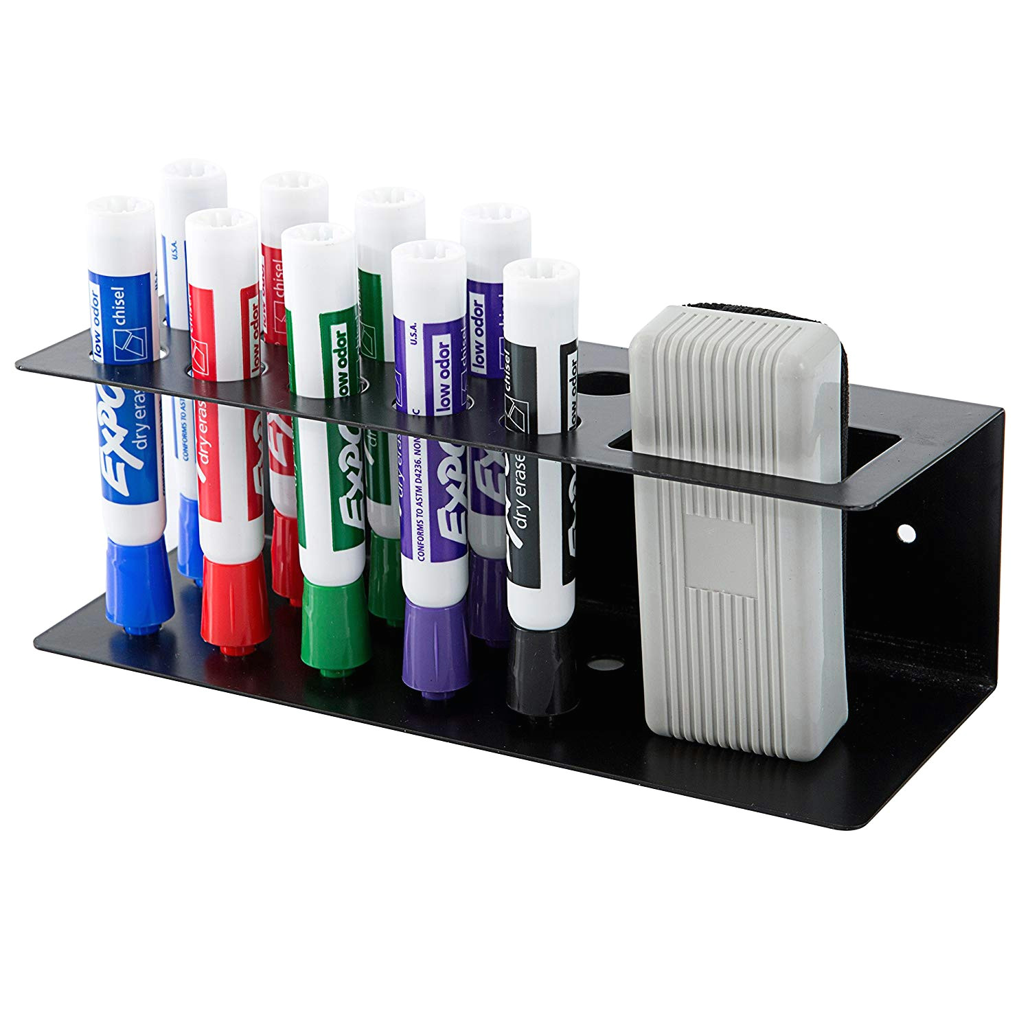 Easy Dry Erase Drawings Amazon Com 10 Slot Wall Mounted Metal Dry Erase Marker and Eraser
