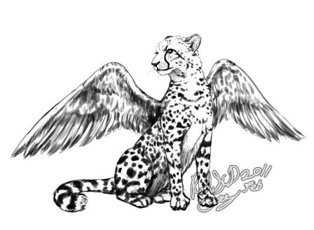 Easy Jaguar Drawings Image Result for Easy Drawing Of Cheetah with Wings Lana