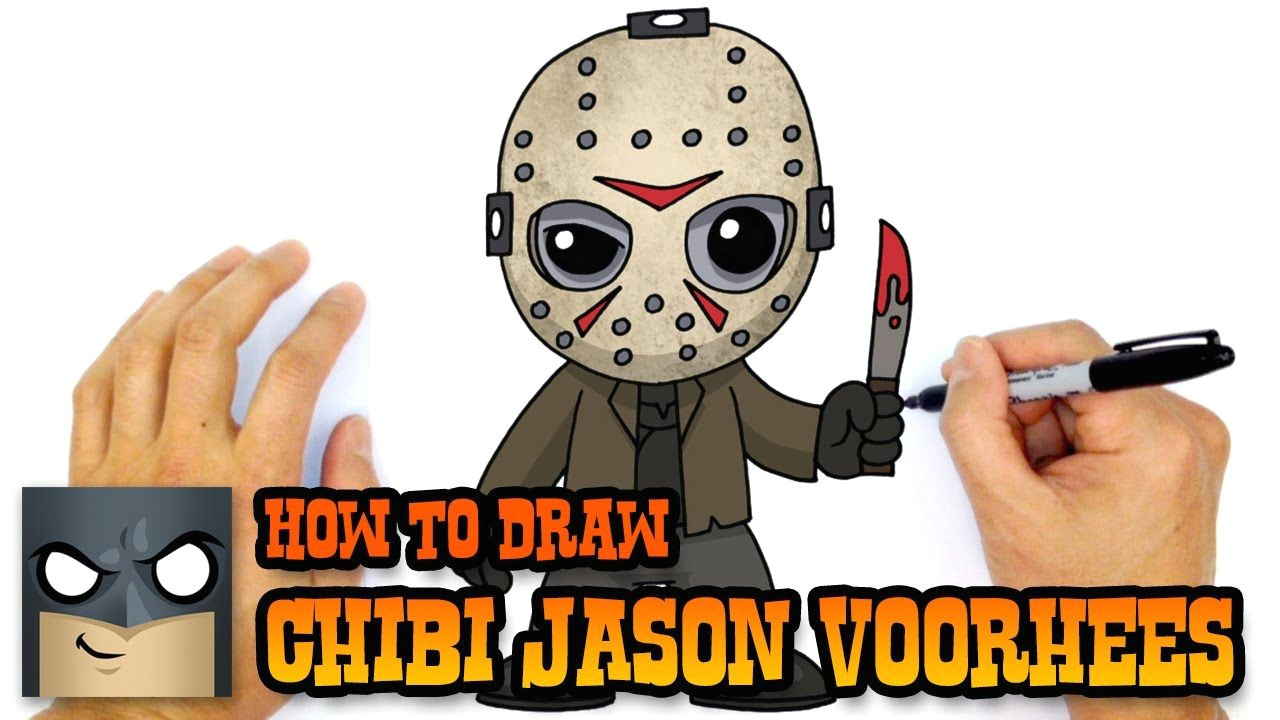 Easy Jason Drawings How to Draw Jason Voorhees Friday the 13th How to Draw
