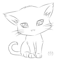Easy Kitten Drawings Drawing Of A Cat Cool Eyes In 2019 Drawings Cute Drawings Cat