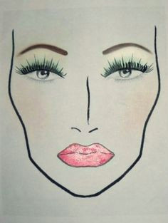 Easy Makeup Drawings 45 Best Makeup Sketches Images Beauty Makeup Gorgeous Makeup Makeup