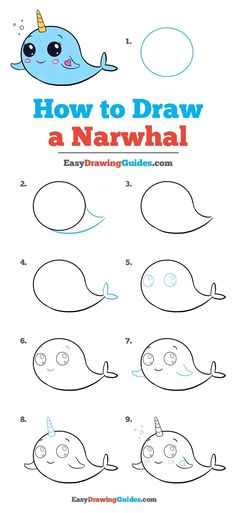 Easy Narwhal Drawings 232 Best Narwhal Drawing Images Narwhal Drawing Unicorns Narwhal