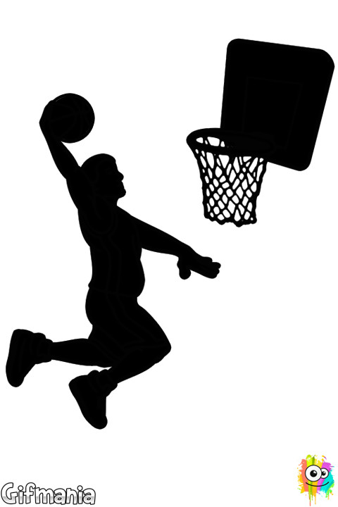 Easy Nba Drawings Basketball Slam Dunk Basketball Slamdunk Drawing Baskets