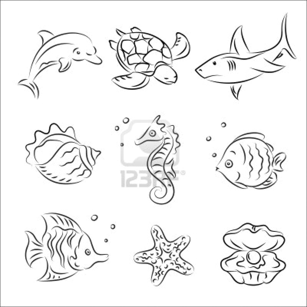 Easy Underwater Drawings Underwater Drawing Free Download On Ayoqq org