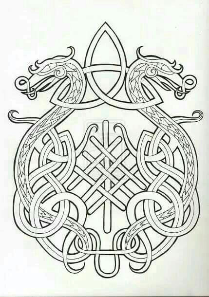 Easy Viking Drawings Viking Coloring Pages Celtic Celtic Designs Celtic Art