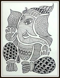 Easy Vinayaka Drawings 36 Best Ganesh Drawing for Kids Images Ganesha Art Elephants