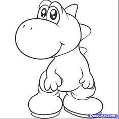 Easy Yoshi Drawings 49 Best Easy to Draw Images Easy Drawings Simple Drawings Draw