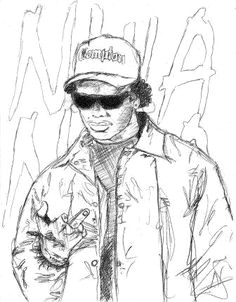 Eazy E Drawing 1221 Best Eazy E Images In 2019 Rap Rap Music Hip Hop Rap