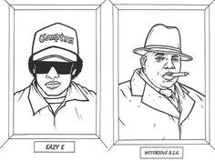 Eazy E Drawings 16 Best Eazy E and Biggie Images Biggie Smalls Drawings Music