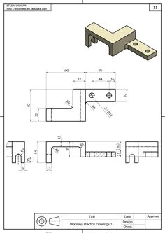 Engineering Drawing Things Mechanical Drawings Blueprints Cad Drawings