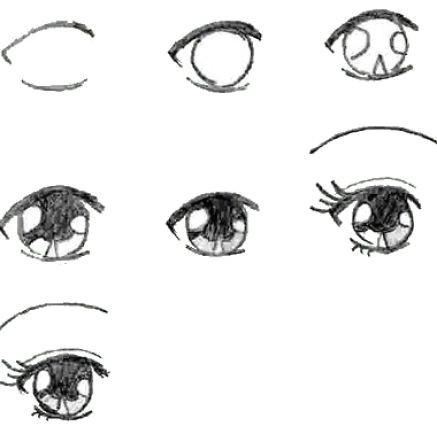 Eyes Drawing Easy Anime Image Result for Cute Eyed Girlfriend Geek Pinterest Drawings