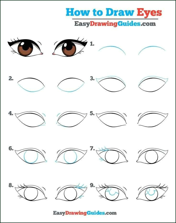 Eyes Drawing Learning Draw A Manga Eye In 5 Steps Tutorial by Krnozine Designs Of Drawing