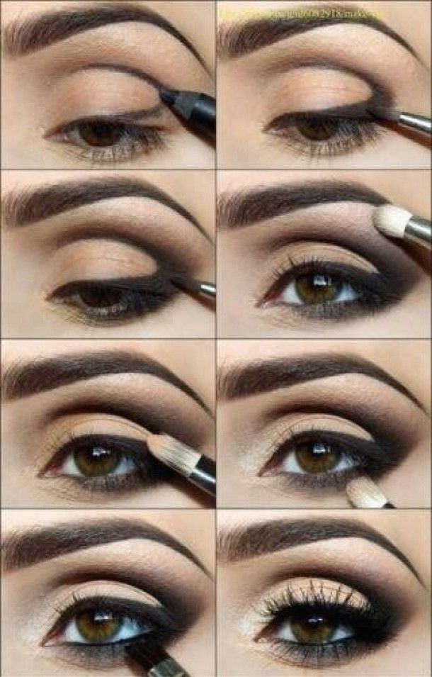Eyeshadow Drawing Smokey Eyes Beauty Hair Accessoires Pinterest Makeup Eye