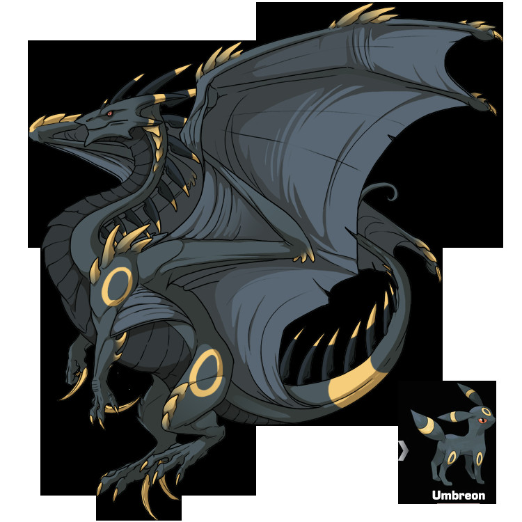 Flight Rising Drawing Dragons Flight Rising F Ridgeback Umbreon Skin by Shadow Blood Dragon