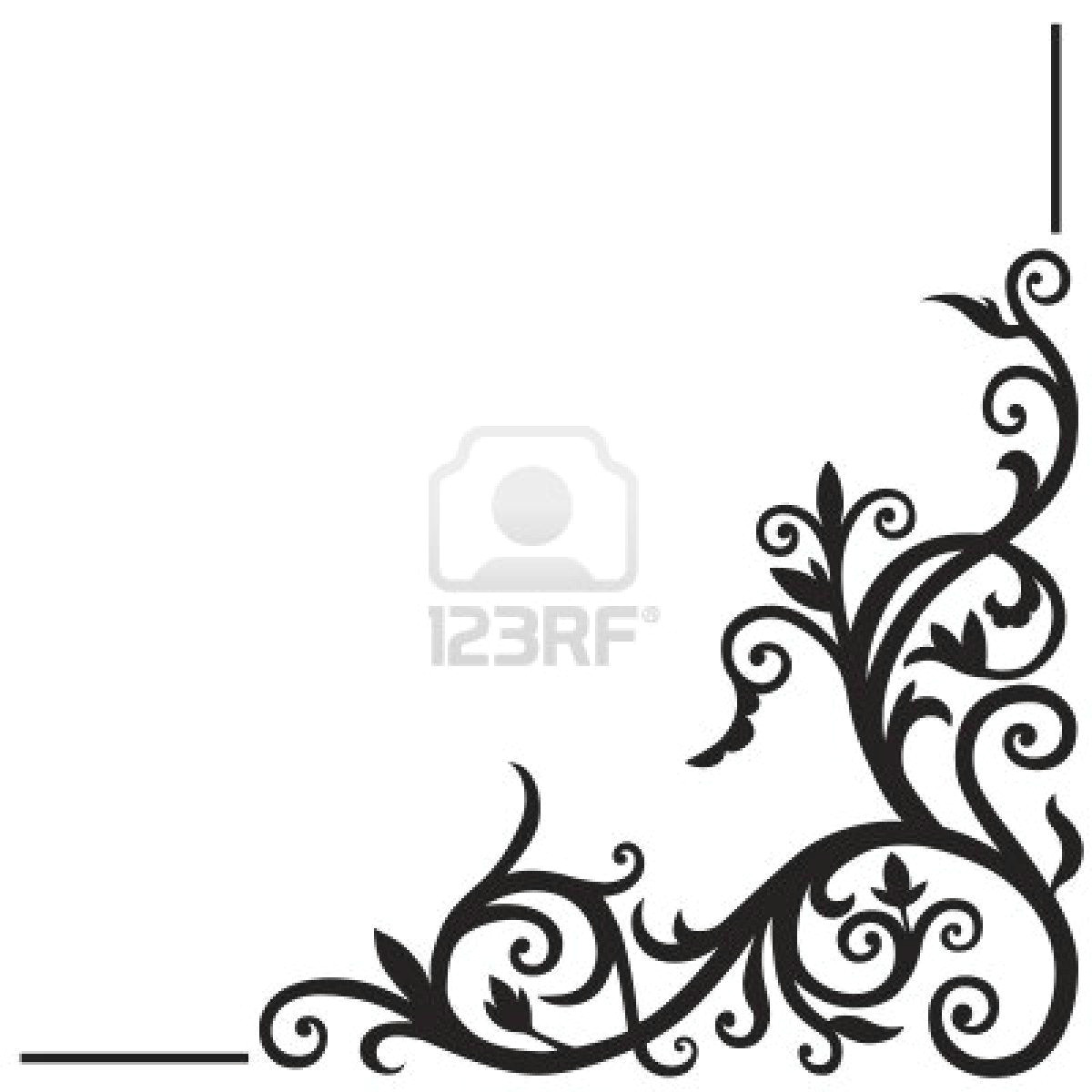 Flowers Drawing Corner Corner Design Simple Flower Corner Designs Reception Ideas