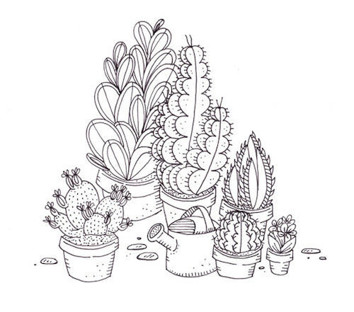 Flowers Drawing Gif Gif Plants are Friends On We Heart It Illustrations A Art