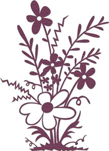 Flowers Drawing Silhouette 1926 Best Silhouette Flowers Images In 2019 Paper Flowers