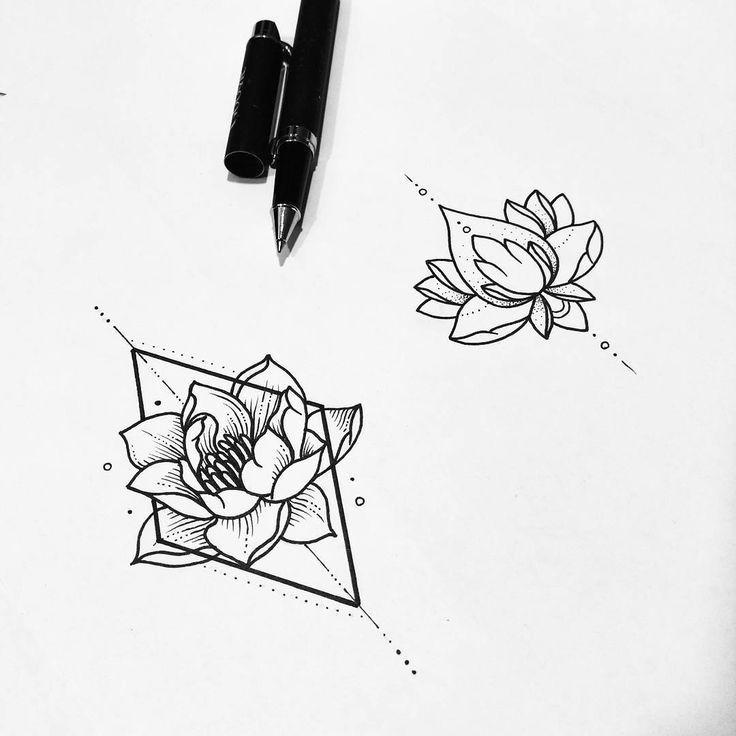 Flowers Geometric Drawing Pics Of My Favorite Geometric Tattoos Drawing Pinterest